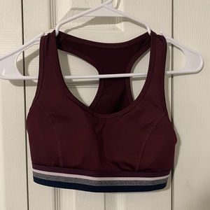Forever 21 Maroon Sports Bra